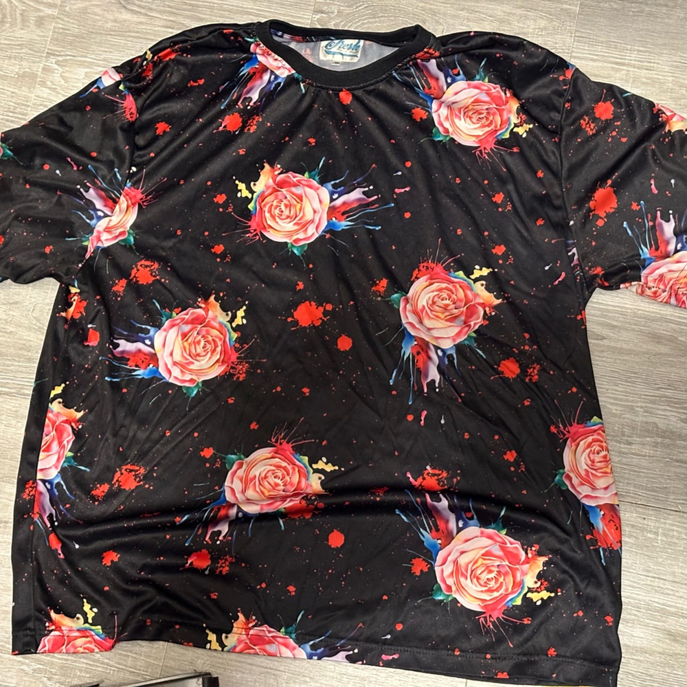 NWT Fresh Prints Of Bel Air Mens Shirt Floral Rose Pattern 3xl